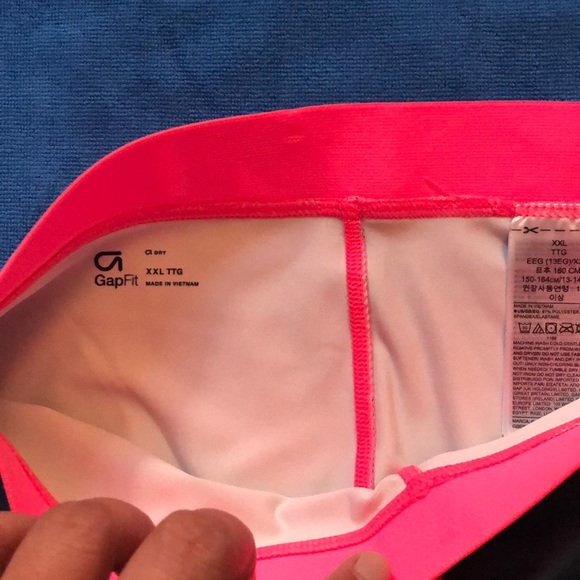 GAP Fit Capri  Colorblock Leggings for Girls - Picture 4 of 8